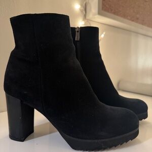 La Canadienne Heeled Winter Boots – Waterproof suede